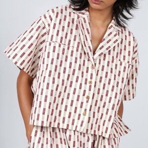 ISO: Mapes Top in Dobby Dot, XS or S